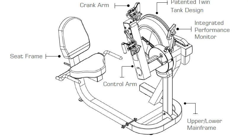 FIRST DEGREE FITNESS XT-E720 Multi-Function Cycle Cross Trainer-2