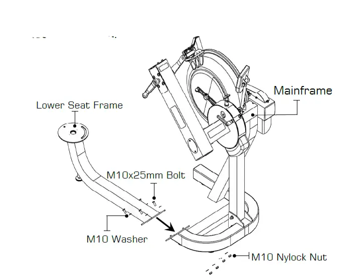 FIRST DEGREE FITNESS XT-E720 Multi-Function Cycle Cross Trainer-7