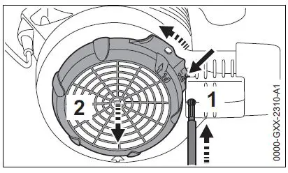 STIHL BGE 61 Electric Handheld Blower FIG-10