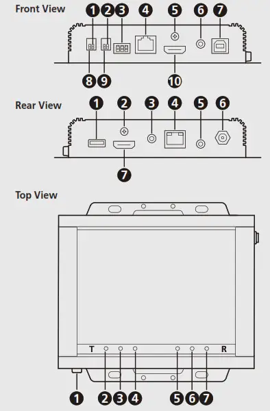 ATEN VE184 True 4K HDMI and USB HDBaseT 3.0 Transceiver - Hardware Overview