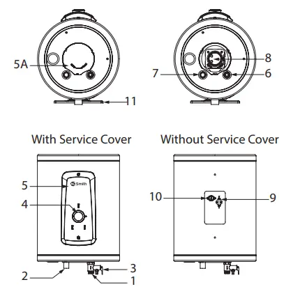 AO Smith 24485352688 Elegance Water Heater-fig1