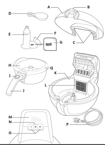 T faL ActiFry Express XL Family Air Fryer - Overview
