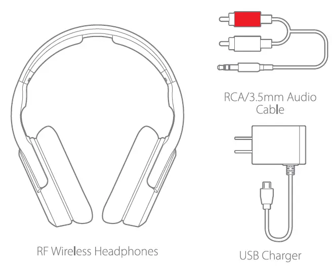 BLAUPUNKT BH7TVG TV Wireless Headphones FIG 1
