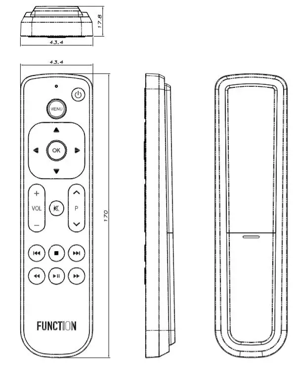 Ohsung Electronics B905A RF Remote Control Unit fig-1