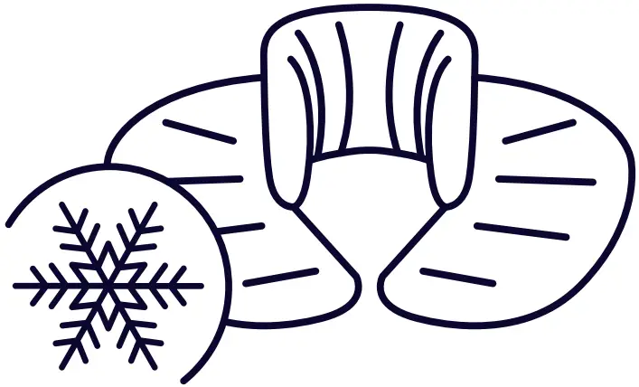 geniani Magma Microwavable Heating Wrap - cold