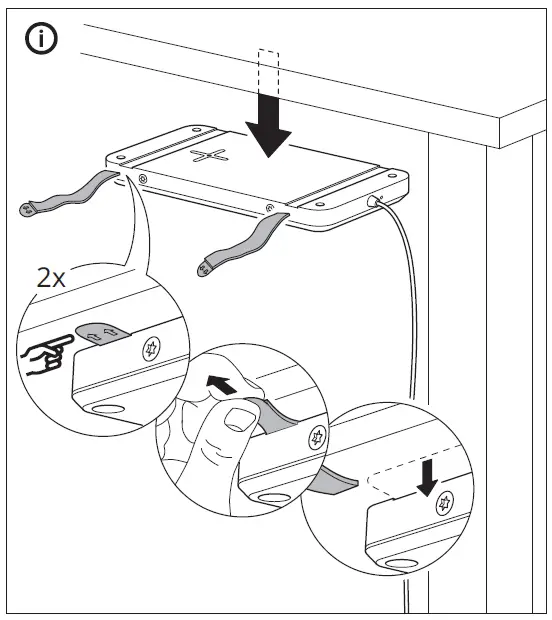 IKEA 805.127.18 SJÖMÄRKE Wireless Charger 9+