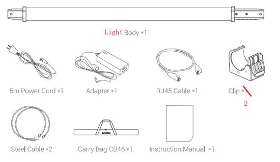 Godox TL120 RGB Tube Light - Box
