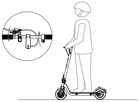 SMOOSAT SA3 Electric Scooter for Adult - brake lever