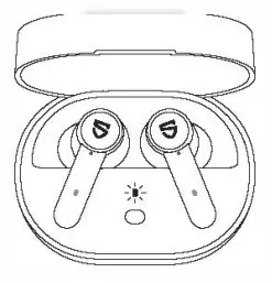 SOUNDPEATS Q True Wireless Earbuds - Charge the case