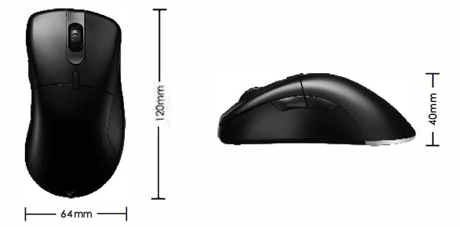 FANTECH Helios Go XD5 Pro Ergonomic Gaming Mouse 1
