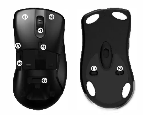 FANTECH Helios Go XD5 Pro Ergonomic Gaming Mouse 2