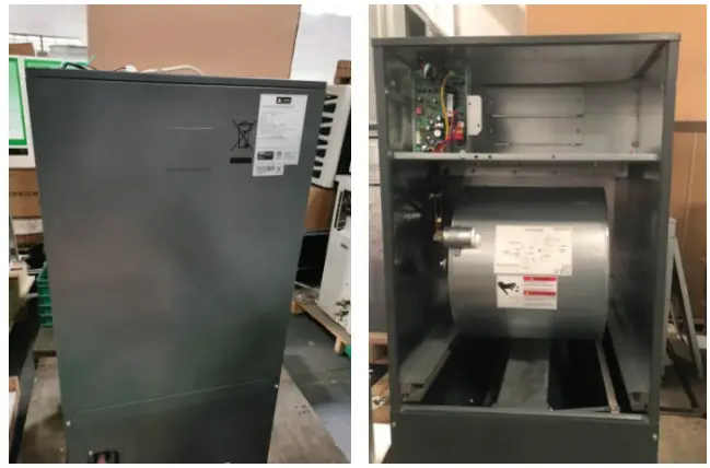 MRCOOL PHK05H Electric Heat Kit Owner's Manual - Remove the upper side panel of the air handler