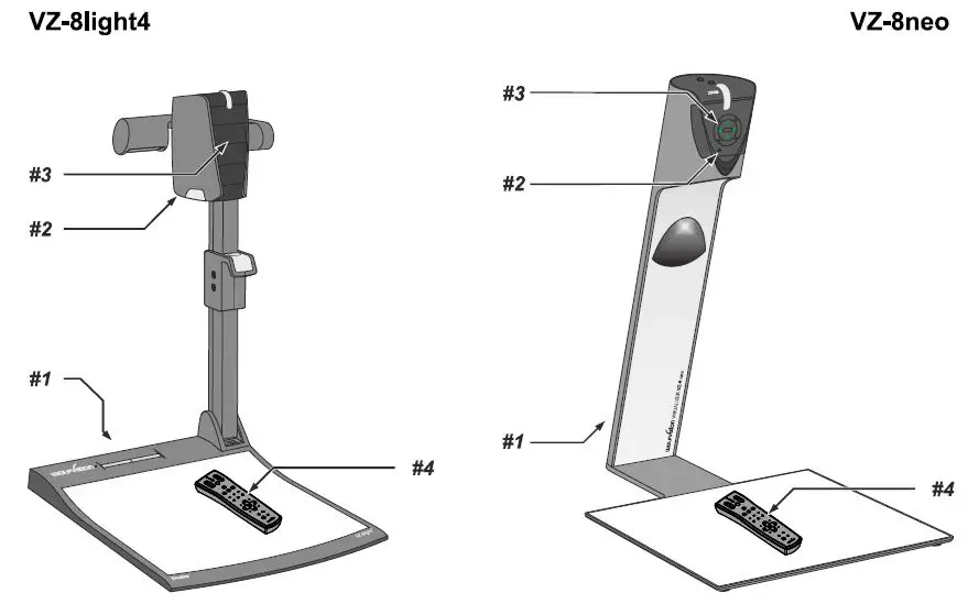 WOLFVISION 102347 Remote Pack for VZ-8neo-1