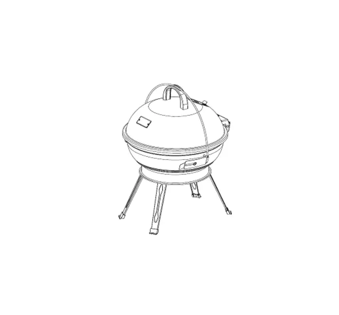 Abbleninc 14.5 Inch Portable Charcoal Grill Owner's Manual