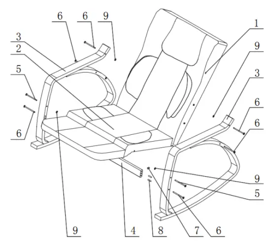 FURGLE A000014 3D Massage Chair With Air Pressure - Step 2