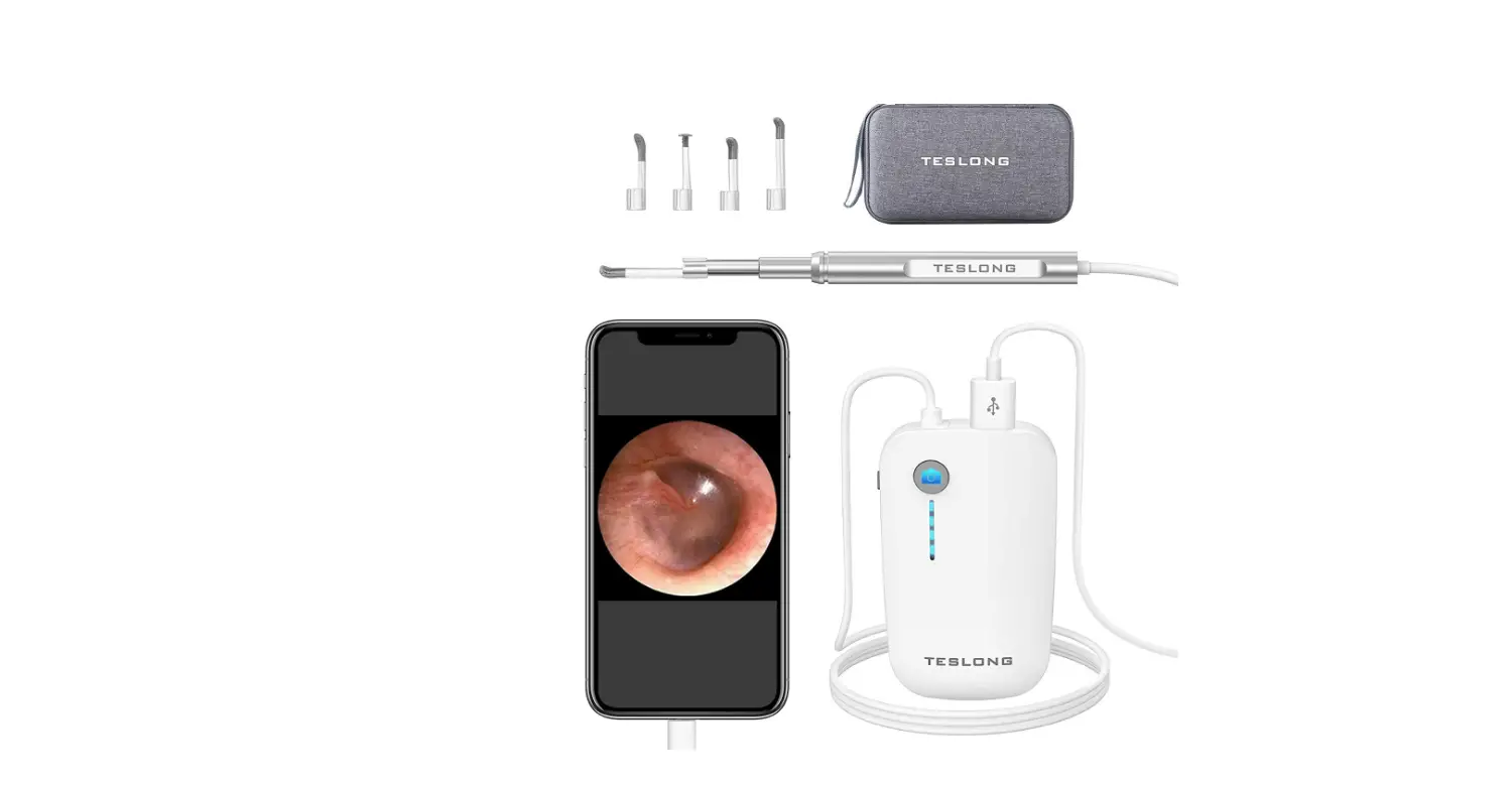 Teslong Digital Otoscope Camera With Light, Ear Camera And Wax Remover-complete Features/instruction Guide