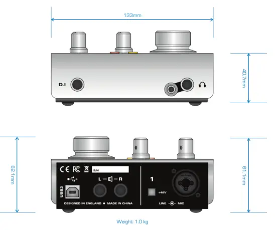 AUDIENT iD4 USB 2 in 2 out High Performance Audio Interface - fig93