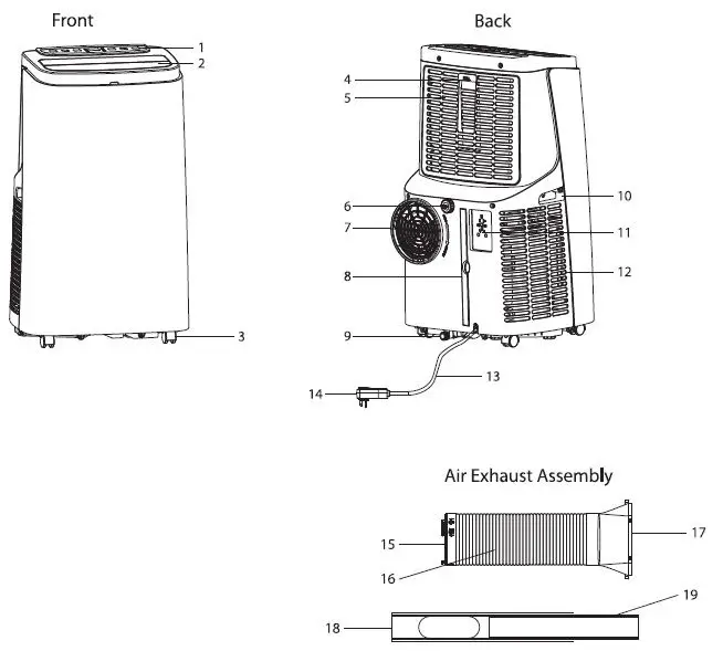 COSTWAY-ES10115US-WH-Portable-Air-Conditioner-2