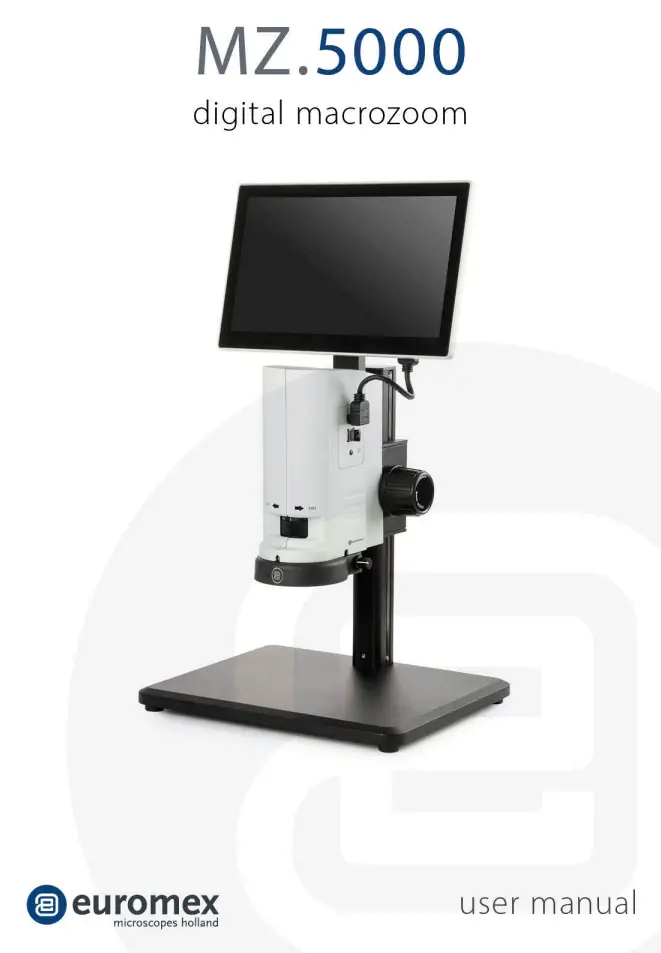 euromex MZ.5000 Digital Macrozoom User Manual
