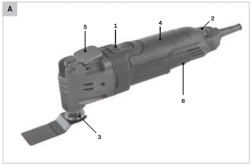 VONROC -OT502AC -Oscillating- Multi -Tool -300W -1