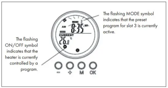 KLARSTEIN 10034234 Infrared Heater - Program