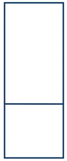 Midea MDRB593FGE 435L Stainless Steel Combined Refrigerator