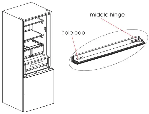 Midea MDRB593FGE 435L Stainless Steel Combined Refrigerator - fig 18