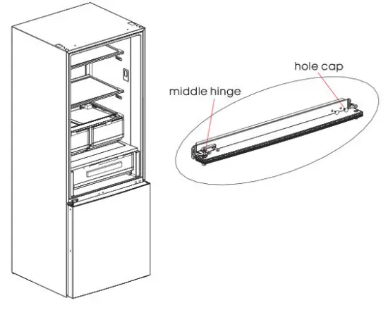 Midea MDRB593FGE 435L Stainless Steel Combined Refrigerator - fig 21