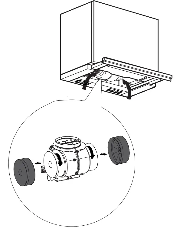 IKEA 503 939 67 UTDRAG Built In Kitchen Hood - cleaning