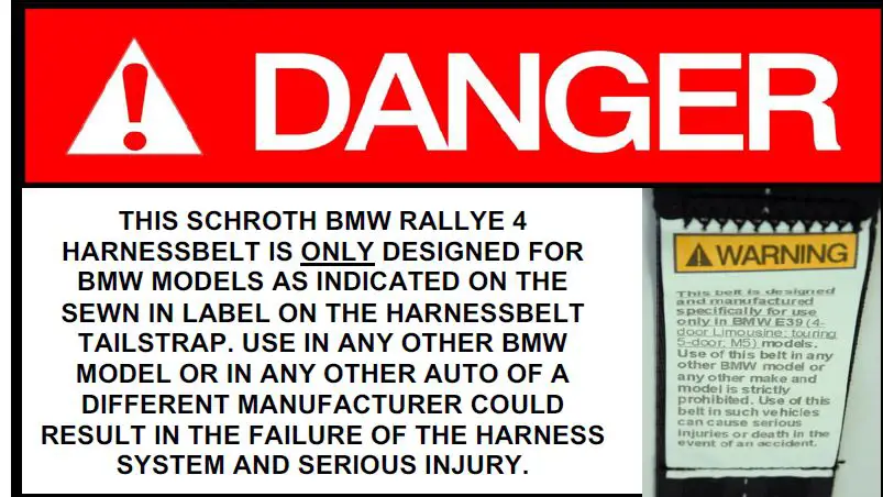 SCHROTH BMW E82 Quick Fit Pro Harnessbelts 4