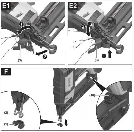18V-64 GNH Professional Brushless Li-Ion Cordless 18V Nailer Nail Gun-4