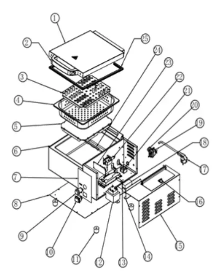 AVANTCO-QS-1800-Countertop-Tortilla-Portion-Steamer-fig-2