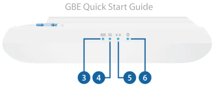 UBIQUITI GBE PLUS US Networks airMAX GigaBeam Plus 60 GHz Radio - Hardware Overview1