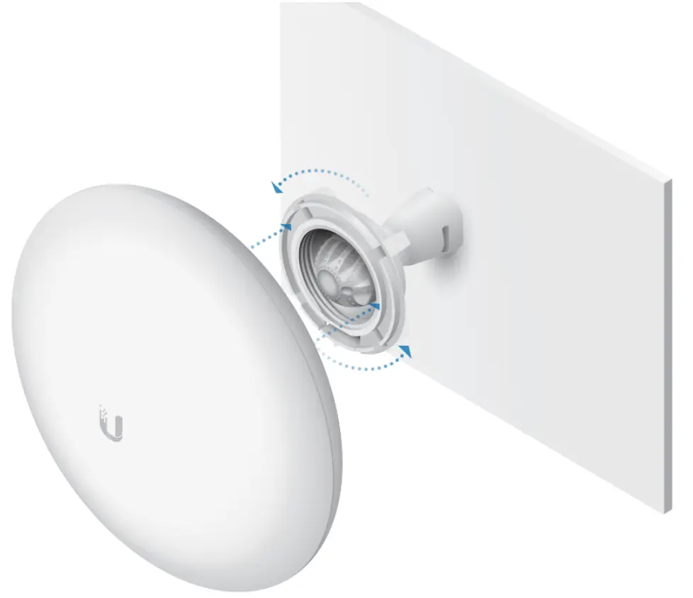 UBIQUITI GBE PLUS US Networks airMAX GigaBeam Plus 60 GHz Radio - Mounting6