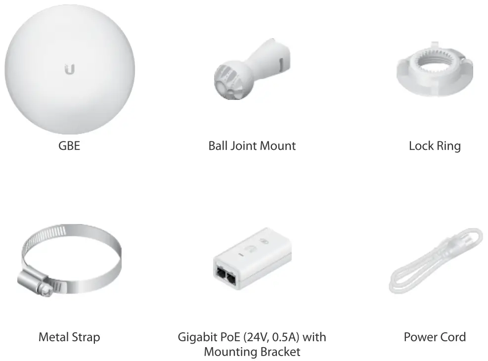 UBIQUITI GBE PLUS US Networks airMAX GigaBeam Plus 60 GHz Radio