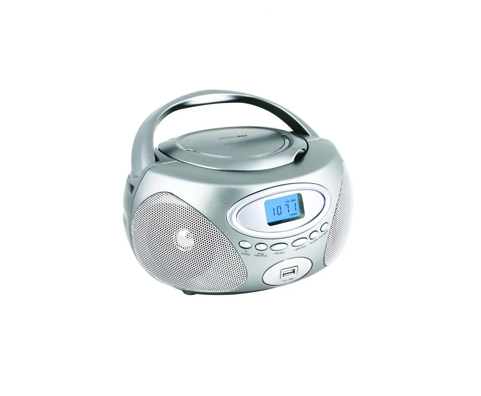 Hannlomax Cd/mp3 Boombox With Radio And Usb Instruction Manual