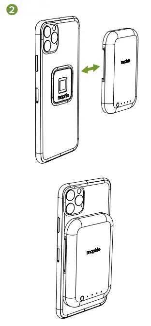 mophie 401006588 Juice Pack Connect Wireless Power Bank - 1