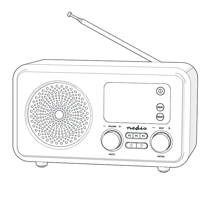 Nedis Rdin2000wt Internet Radio User Manual