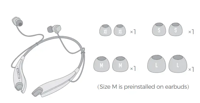 Redzoo-=Neckband-Headphones-Around-The-Neck-Bluetooth-Headphones-w-Noise-Cancelling-M icrophone-fig-1