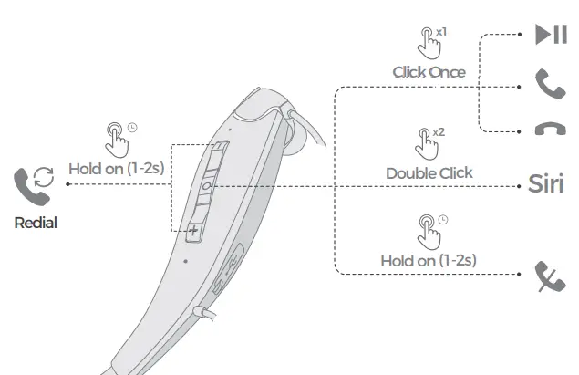 Redzoo-=Neckband-Headphones-Around-The-Neck-Bluetooth-Headphones-w-Noise-Cancelling-Microphone-fig-6