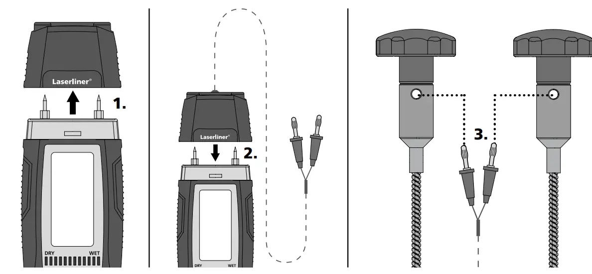 Laserliner 02 1 210 Damp Extension Compact Set - fig 1