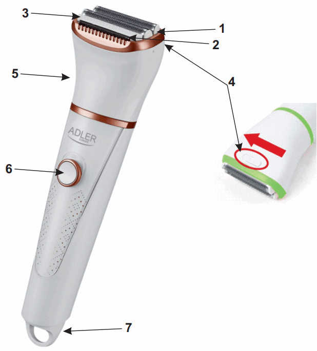 ADLER AD 2941 Trimmer - FIG 1