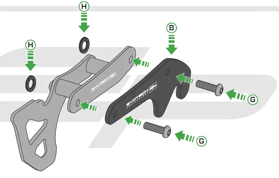 EVOTECH-12608-Yamaha-YZF-R6 2017+ Toe Guard-and-GP-Paddock-Stand-Plates-2