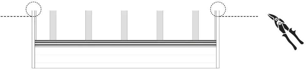 PROSALT 87772 PROCORE PVC Slatwall 8 ftx4 ft White - Remove panel