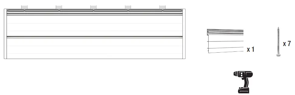 PROSALT 87772 PROCORE PVC Slatwall 8 ftx4 ft White - last panel1