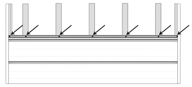 PROSALT 87772 PROCORE PVC Slatwall 8 ftx4 ft White - panels