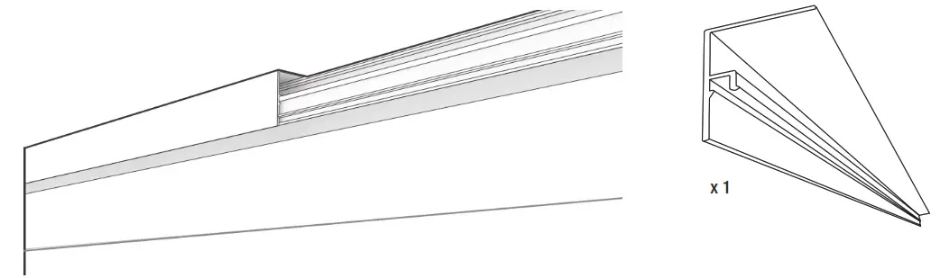 PROSALT 87772 PROCORE PVC Slatwall 8 ftx4 ft White - simply