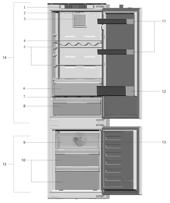 beko Refrigerator -refrigerator