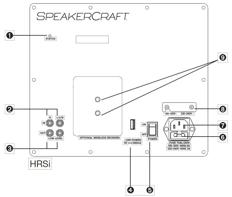 SPEAKER-CRAFT-HRSi-8-Subwoofer-Multi-voltage-Figure-1