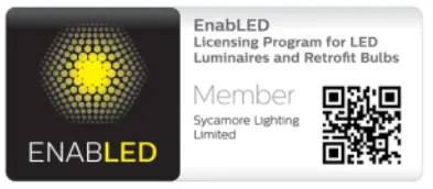 sycamore Lighting SY9105 Bailey LED Bathroom Mirror with Shelf and Demister - qr code